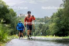 26.08.2024, Martell, Italy (ITA): Patrick Braunhofer (ITA) - Biathlon summer training, Martell (ITA). www.nordicfocus.com. © Vanzetta/NordicFocus. Every downloaded picture is fee-liable.