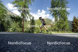 27.08.2024, Martell, Italy (ITA): Braunhofer Patrick (ITA) - Biathlon summer training, Martell (ITA). www.nordicfocus.com. © Vanzetta/NordicFocus. Every downloaded picture is fee-liable.