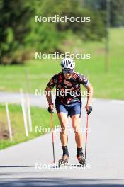 15.07.2024, Lenzerheide, Switzerland (SUI): Maxime Germain (USA) - Biathlon summer training, Lenzerheide (SUI). www.nordicfocus.com. © Manzoni/NordicFocus. Every downloaded picture is fee-liable.