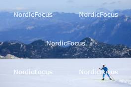 14.10.2024, Ramsau am Dachstein, Austria (AUT): Dmytro Pidruchnyi (UKR) - Biathlon summer training, Dachsteinglacier, Ramsau am Dachstein (AUT). www.nordicfocus.com. © Manzoni/NordicFocus. Every downloaded picture is fee-liable.