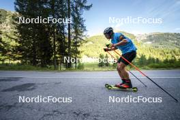 27.08.2024, Martell, Italy (ITA): Giacomel Tommaso (ITA) - Biathlon summer training, Martell (ITA). www.nordicfocus.com. © Vanzetta/NordicFocus. Every downloaded picture is fee-liable.