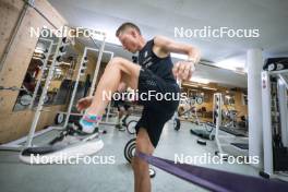 27.08.2024, Martell, Italy (ITA): Lukas Hofer (ITA) - Biathlon summer training, Martell (ITA). www.nordicfocus.com. © Vanzetta/NordicFocus. Every downloaded picture is fee-liable.