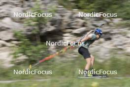 18.06.2024, Correncon-en-Vercors, France (FRA): Oscar Lombardot (FRA) - Biathlon summer training, Correncon-en-Vercors (FRA). www.nordicfocus.com. © Joly/NordicFocus. Every downloaded picture is fee-liable.