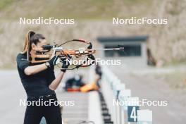 19.05.2024, Forni Avoltri, Italy (ITA): Lisa Vittozzi (ITA) - Biathlon summer training, Forni Avoltri (ITA). www.nordicfocus.com. © Del Fabbro/NordicFocus. Every downloaded picture is fee-liable.