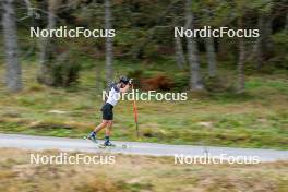 20.09.2024, Font-Romeu, France (FRA): César Beauvais (BEL) - Biathlon summer training, Font-Romeu (FRA). www.nordicfocus.com. © Authamayou/NordicFocus. Every downloaded picture is fee-liable.