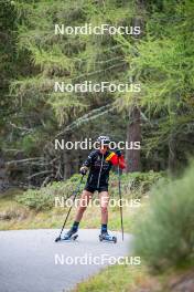 20.09.2024, Font-Romeu, France (FRA): Marine Debloem (BEL) - Biathlon summer training, Font-Romeu (FRA). www.nordicfocus.com. © Authamayou/NordicFocus. Every downloaded picture is fee-liable.