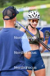 15.07.2024, Lenzerheide, Switzerland (SUI): Deedra Irwin (USA) - Biathlon summer training, Lenzerheide (SUI). www.nordicfocus.com. © Manzoni/NordicFocus. Every downloaded picture is fee-liable.