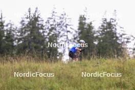 05.09.2024, Lenzerheide, Switzerland (SUI): Sturla Holm Laegreid (NOR) - Biathlon summer training, Lenzerheide (SUI). www.nordicfocus.com. © Manzoni/NordicFocus. Every downloaded picture is fee-liable.