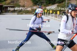 11.10.2024, Ramsau am Dachstein, Austria (AUT): Zuzana Remenova (SVK) - Biathlon summer training, Dachsteinglacier, Ramsau am Dachstein (AUT). www.nordicfocus.com. © Manzoni/NordicFocus. Every downloaded picture is fee-liable.