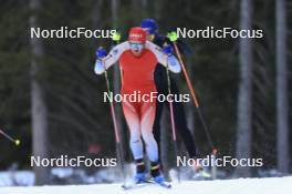 07.11.2024, Davos, Switzerland (SUI): Gion Stalder (SUI) - Biathlon training, snowfarming track, Davos (SUI). www.nordicfocus.com. © Manzoni/NordicFocus. Every downloaded picture is fee-liable.