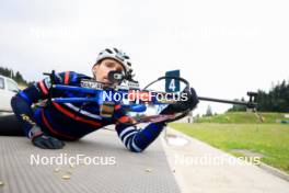 02.07.2024, Premanon, France (FRA): Fabien Claude (FRA) - Biathlon summer training, Premanon (FRA). www.nordicfocus.com. © Manzoni/NordicFocus. Every downloaded picture is fee-liable.