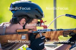 27.06.2024, Lavaze, Italy (ITA): Sturla Holm Laegreid (NOR) - Biathlon summer training, Lavaze (ITA). www.nordicfocus.com. © Barbieri/NordicFocus. Every downloaded picture is fee-liable.