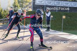 22.10.2024, Lavaze, Italy (ITA): Johannes Dale-Skjevdal (NOR) - Biathlon summer training, Lavaze (ITA). www.nordicfocus.com. © Vanzetta/NordicFocus. Every downloaded picture is fee-liable.