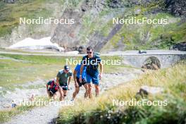 28.08.2024, Bessans, France (FRA): Quentin Fillon-Maillet (FRA) - Biathlon summer training, Bessans (FRA). www.nordicfocus.com. © Authamayou/NordicFocus. Every downloaded picture is fee-liable.