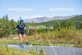 05.09.2024, Font-Romeu, France (FRA): Sara Andersson (SWE) - Biathlon summer training, Font-Romeu (FRA). www.nordicfocus.com. © Authamayou/NordicFocus. Every downloaded picture is fee-liable.