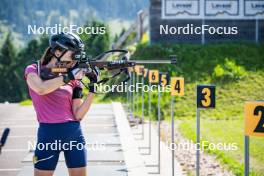 31.07.2024, Lavaze, Italy (ITA): Anna Juppe (AUT) - Biathlon summer training, Lavaze (ITA). www.nordicfocus.com. © Barbieri/NordicFocus. Every downloaded picture is fee-liable.