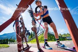 28.06.2024, Lavaze, Italy (ITA): Juni Arnekleiv (NOR) - Biathlon summer training, Lavaze (ITA). www.nordicfocus.com. © Barbieri/NordicFocus. Every downloaded picture is fee-liable.