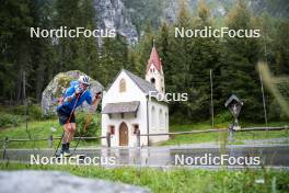 26.08.2024, Martell, Italy (ITA): Lukas Hofer (ITA) - Biathlon summer training, Martell (ITA). www.nordicfocus.com. © Vanzetta/NordicFocus. Every downloaded picture is fee-liable.