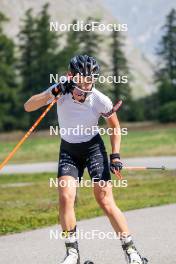 28.08.2024, Bessans, France (FRA): Oceane Michelon (FRA) - Biathlon summer training, Bessans (FRA). www.nordicfocus.com. © Authamayou/NordicFocus. Every downloaded picture is fee-liable.