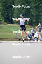 28.08.2024, Bessans, France (FRA): Oceane Michelon (FRA) - Biathlon summer training, Bessans (FRA). www.nordicfocus.com. © Authamayou/NordicFocus. Every downloaded picture is fee-liable.