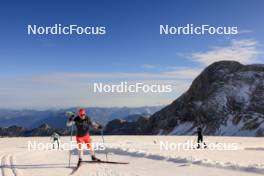 14.10.2024, Ramsau am Dachstein, Austria (AUT): Andreas Kuppelwieser (ITA), coach Team Switzerland - Biathlon summer training, Dachsteinglacier, Ramsau am Dachstein (AUT). www.nordicfocus.com. © Manzoni/NordicFocus. Every downloaded picture is fee-liable.