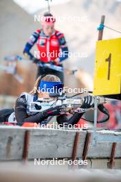 07.11.2024, Bessans, France (FRA): Lou-Anne Dupont Ballet-Baz (FRA) - Biathlon summer training, Bessans (FRA). www.nordicfocus.com. © Authamayou/NordicFocus. Every downloaded picture is fee-liable.