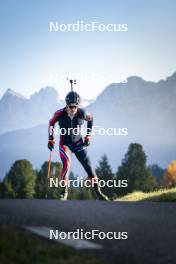 22.10.2024, Lavaze, Italy (ITA): Johannes Dale-Skjevdal (NOR) - Biathlon summer training, Lavaze (ITA). www.nordicfocus.com. © Vanzetta/NordicFocus. Every downloaded picture is fee-liable.