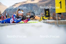 09.11.2024, Bessans, France (FRA): Oceane Michelon (FRA) - Biathlon summer training, Bessans (FRA). www.nordicfocus.com. © Authamayou/NordicFocus. Every downloaded picture is fee-liable.