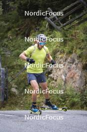 27.08.2024, Martell, Italy (ITA): Elia Zeni (ITA) - Biathlon summer training, Martell (ITA). www.nordicfocus.com. © Vanzetta/NordicFocus. Every downloaded picture is fee-liable.