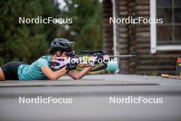 20.09.2024, Font-Romeu, France (FRA): Marine Debloem (BEL) - Biathlon summer training, Font-Romeu (FRA). www.nordicfocus.com. © Authamayou/NordicFocus. Every downloaded picture is fee-liable.