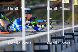 12.10.2024, Ramsau am Dachstein, Austria (AUT): Dmytro Pidruchnyi (UKR) - Biathlon summer training, Ramsau am Dachstein (AUT). www.nordicfocus.com. © Manzoni/NordicFocus. Every downloaded picture is fee-liable.