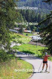 06.08.2024, Lenzerheide, Switzerland (SUI): Lena Haecki-Gross (SUI) - Biathlon summer training, Lenzerheide (SUI). www.nordicfocus.com. © Manzoni/NordicFocus. Every downloaded picture is fee-liable.