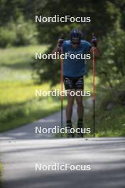 18.06.2024, Correncon-en-Vercors, France (FRA): Quentin Fillon Maillet (FRA) - Biathlon summer training, Correncon-en-Vercors (FRA). www.nordicfocus.com. © Joly/NordicFocus. Every downloaded picture is fee-liable.