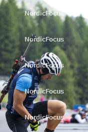 27.08.2024, Martell, Italy (ITA): Giacomel Tommaso (ITA) - Biathlon summer training, Martell (ITA). www.nordicfocus.com. © Vanzetta/NordicFocus. Every downloaded picture is fee-liable.