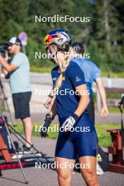 31.07.2024, Lavaze, Italy (ITA): Anna Gandler (AUT) - Biathlon summer training, Lavaze (ITA). www.nordicfocus.com. © Barbieri/NordicFocus. Every downloaded picture is fee-liable.