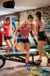 04.08.2024, Lavaze, Italy (ITA): Lara Wagner (AUT) - Biathlon summer training, Lavaze (ITA). www.nordicfocus.com. © Barbieri/NordicFocus. Every downloaded picture is fee-liable.