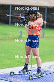 15.07.2024, Lenzerheide, Switzerland (SUI): Grace Castonguay (USA) - Biathlon summer training, Lenzerheide (SUI). www.nordicfocus.com. © Manzoni/NordicFocus. Every downloaded picture is fee-liable.