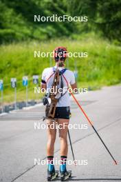 17.07.2024, Martell, Italy (ITA): Lisa Vittozzi (ITA) - Biathlon summer training, Martell (ITA). www.nordicfocus.com. © Barbieri/NordicFocus. Every downloaded picture is fee-liable.