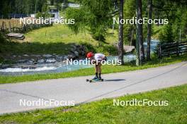 17.07.2024, Martell, Italy (ITA): Lisa Vittozzi (ITA) - Biathlon summer training, Martell (ITA). www.nordicfocus.com. © Barbieri/NordicFocus. Every downloaded picture is fee-liable.