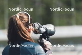 19.05.2024, Forni Avoltri, Italy (ITA): Beatrice Trabucchi (ITA) - Biathlon summer training, Forni Avoltri (ITA). www.nordicfocus.com. © Del Fabbro/NordicFocus. Every downloaded picture is fee-liable.