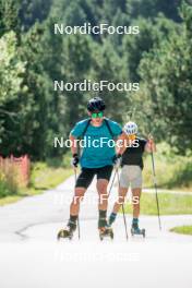 17.08.2024, Font-Romeu, France (FRA): Flavio Guy (FRA) - Biathlon summer training, Font-Romeu (FRA). www.nordicfocus.com. © Authamayou/NordicFocus. Every downloaded picture is fee-liable.