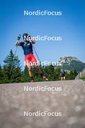 31.07.2024, Lavaze, Italy (ITA): Kristina Oberthaler (AUT) - Biathlon summer training, Lavaze (ITA). www.nordicfocus.com. © Barbieri/NordicFocus. Every downloaded picture is fee-liable.