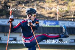 22.10.2024, Lavaze, Italy (ITA): Vetle Sjaastad Christiansen (NOR) - Biathlon summer training, Lavaze (ITA). www.nordicfocus.com. © Vanzetta/NordicFocus. Every downloaded picture is fee-liable.