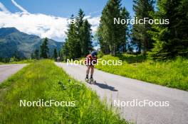 27.06.2024, Lavaze, Italy (ITA): Johannes Dale-Skjevdal (NOR) - Biathlon summer training, Lavaze (ITA). www.nordicfocus.com. © Barbieri/NordicFocus. Every downloaded picture is fee-liable.