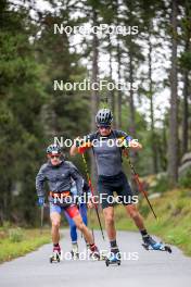 20.09.2024, Font-Romeu, France (FRA): Sam Parmantier (BEL) - Biathlon summer training, Font-Romeu (FRA). www.nordicfocus.com. © Authamayou/NordicFocus. Every downloaded picture is fee-liable.