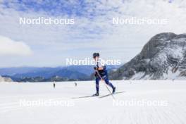 14.10.2024, Ramsau am Dachstein, Austria (AUT): Julia Simon (FRA) - Biathlon summer training, Dachsteinglacier, Ramsau am Dachstein (AUT). www.nordicfocus.com. © Manzoni/NordicFocus. Every downloaded picture is fee-liable.