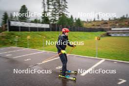 27.09.2024, Lavaze, Italy (ITA): Lisa Vittozzi (ITA) - Biathlon summer training, Lavaze (ITA). www.nordicfocus.com. © Barbieri/NordicFocus. Every downloaded picture is fee-liable.