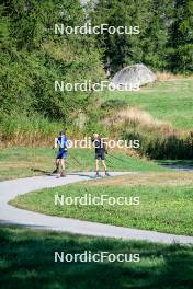 29.08.2024, Bessans, France (FRA): Eric Perrot - Biathlon summer training, Bessans (FRA). www.nordicfocus.com. © Authamayou/NordicFocus. Every downloaded picture is fee-liable.