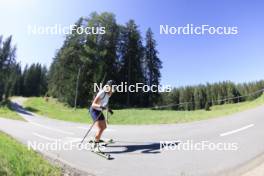 06.08.2024, Lenzerheide, Switzerland (SUI): Lisa Theresa Hauser (AUT) - Biathlon summer training, Lenzerheide (SUI). www.nordicfocus.com. © Manzoni/NordicFocus. Every downloaded picture is fee-liable.