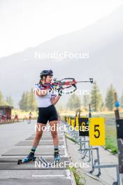 28.08.2024, Bessans, France (FRA): Gilonne Guigonnat (FRA) - Biathlon summer training, Bessans (FRA). www.nordicfocus.com. © Authamayou/NordicFocus. Every downloaded picture is fee-liable.